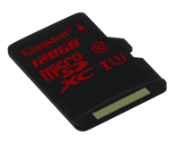 KINGSTON 128GB microSDXC UHS-I Class U3 90MB/s read, 80MB/s write + SD Adapter (SDCA3/128GB) - 286506 - zdjęcie 3